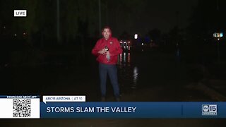 Storms slam the Valley Thursday night