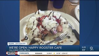 Happy Rooster Cafe offering to-go meals
