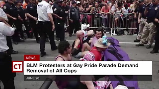 BLM Protesters At Gay Pride Parade Demand Removal Of All Cops