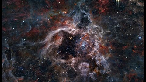 Tarantula Nebula Webb Space Telescope, STYX AI #space #galaxy #shortvideo