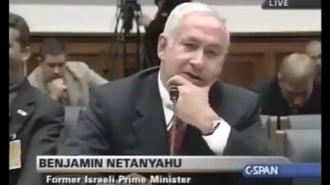 Flashback - Netanyahu - Americans have to be bombed into going to a war like a new Pearl Harbor