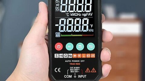 Digital Multimeter Professional Smart AC DC Voltmeter Auto Range