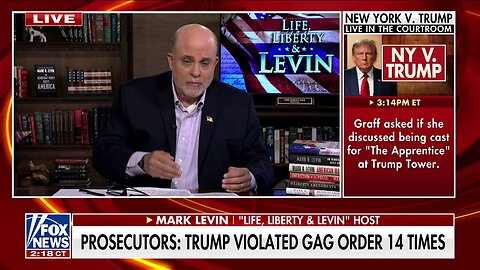 Mark Levin Tears Into Judge Juan Merchan Over New York vs. Trump