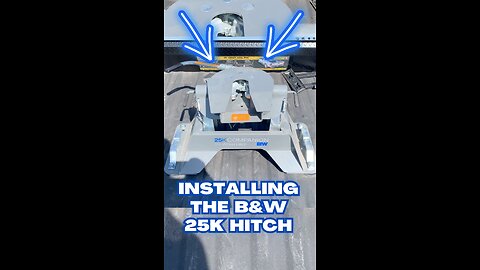 nstalling a B&W 25K 5th Wheel Hitch 💥 #rvlife #rvliving #5thwheel