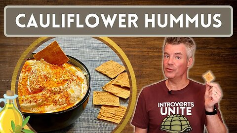Cauliflower Hummus - Ridiculously Smooth and Creamy - 3g net carbs per 1/4 cup