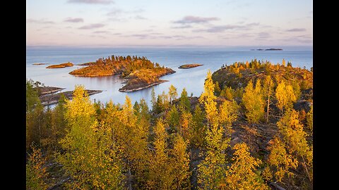 Golden autumn is the most beautiful time of the year in Karelia