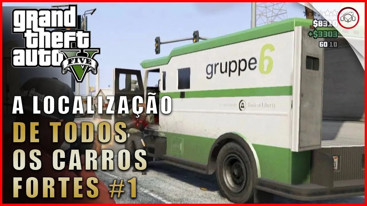 Mapa de carros no GTA 4 - todos os carros em um mapa