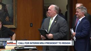 MSU Interim President John Engler says he won't resign, 'I continue to look ahead'