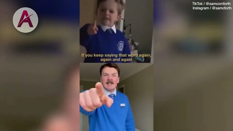 Tiktoker recreates iconic meme of kid who wants to 'uppercut' Santa