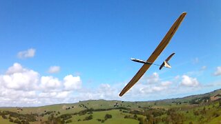 Homeslice 6, slope soaring at home