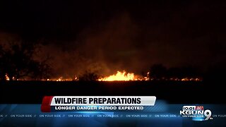 High wildfire danger expected before monsoon