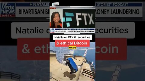 Natalie on FTX & Bitcoin 2/2 #shorts #crypto #cryptocurrency #blockchain #money #investing #ftx #sbf