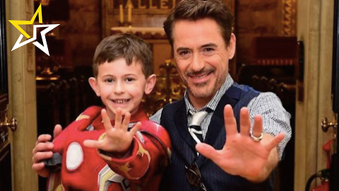 Robert Downey Jr. Visits 'Iron Man' Fans At London Hospital