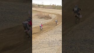 Battle for the lead #motocross #racing