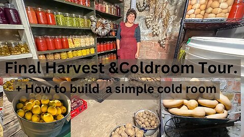 Cold Room Tour, How to Build Your Cold-room, Why we DON’t have a FREEZE DRYER.