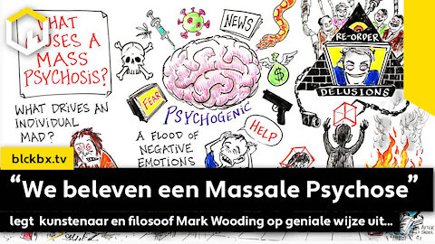 “We beleven een Massale Psychose” legt kunstenaar en filosoof Mark Wooding op geniale wijze uit...