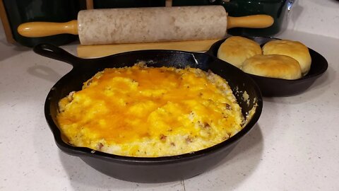 Gluten Free Breakfast Casserole & Real Southern Grits - 100 Year Old Recipe - The Hillbilly Kitchen