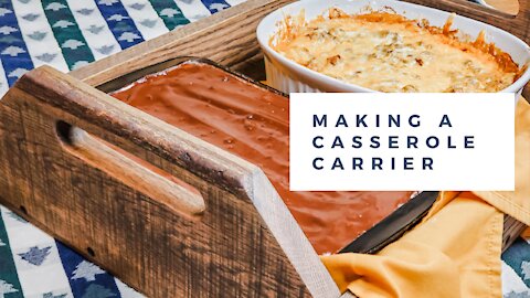 DIY Casserole Carrier