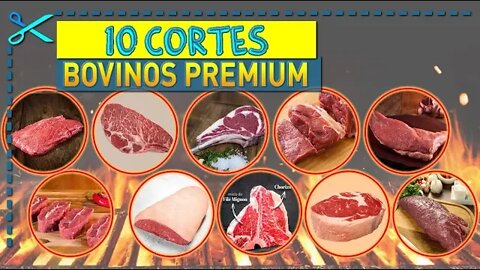 🏆 10 Cortes Premium de Carne Bovina
