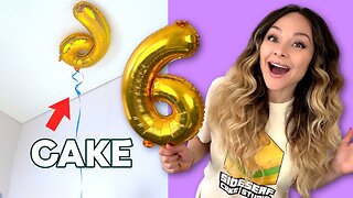 A Hyperrealistic Cake on the Ceiling?! Celebrating 6 Million Subscribers!