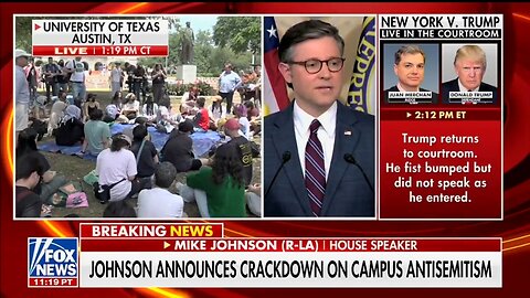 Speaker Johnson SLAMS Terrorist Sympathizers on College Campuses