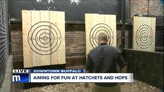 Hatchets and Hops offers unique, rustic experience