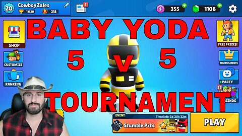 🔴 BABYYODA_TV 5v5 ELIM TOURNY LIVE STREAM | Stumble Guys