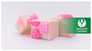 Learn How to Create the Ode de Rose Cold Process Soap with Natures Garden