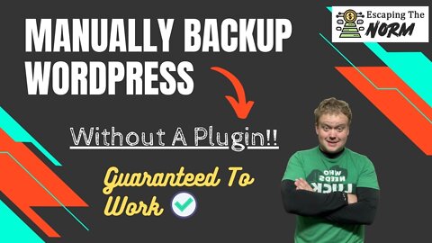 How To Backup & Restore A WordPress Website Manually Without Plugin 2022 #012