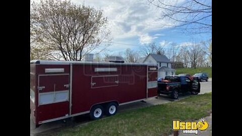 Custom-Built 8' x 24' Wells Cargo Concession Trailer / Concession Stand for Sale in Iowa