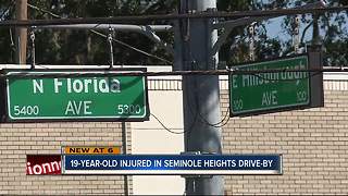 19-year-old injured in Seminole Heights Drive-By