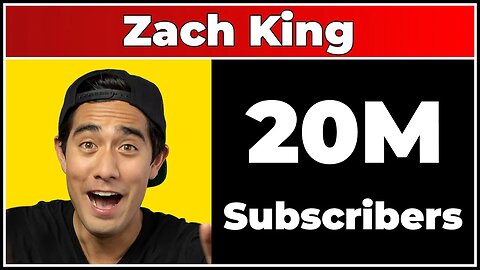 Zach King - 20M Subscribers!