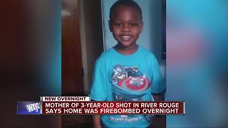 Mom of child shot says home was set on fire