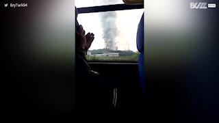 Fábrica de fogos de artifício explode na Turquia