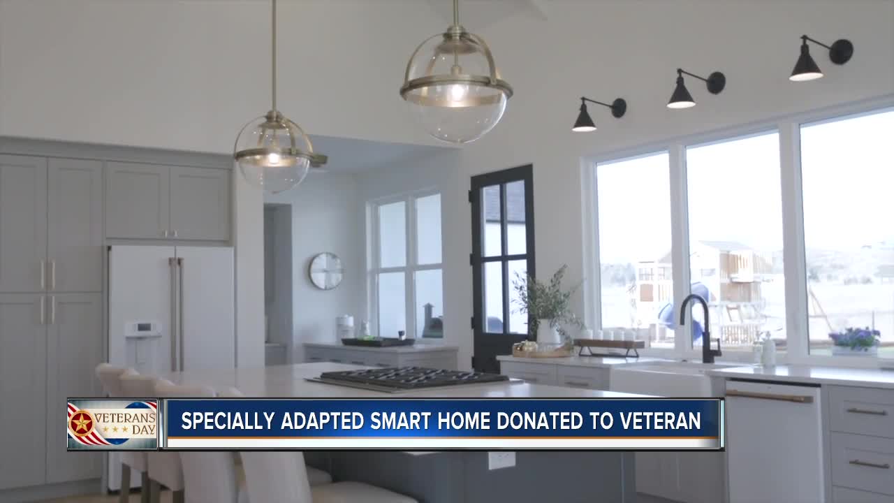 Adapted smart home donated to local veteran