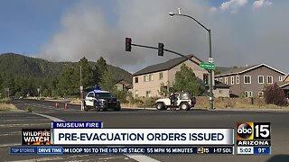 Museum Fire burns in Flagstaff area