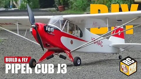 Piper Cub RC Plane Build and Fly