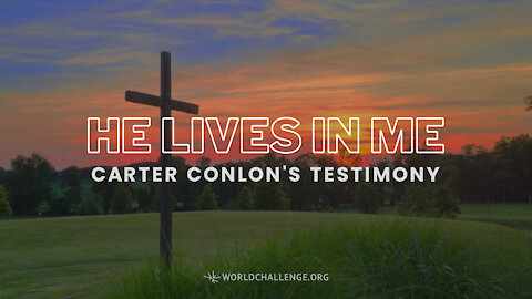 He Lives in Me - Carter Conlon's Testimony - Carter Conlon - December 1, 1994