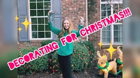 Decorating my house for Christmas!!! + Shopping trip! Gabby's Gallery