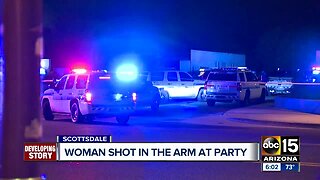 PD: Woman shot in the arm at large house party in Scottsdale