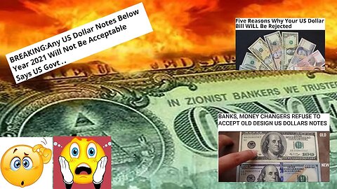 !~🔥BURN🧨YOUR💵DOLLARS💥NOW🔥~!VERY🔜SOON EVEN *POSSESSING🗽US💰CASH💰WILL BE A🥷🏼CRIMINAL🚓OFFENSE🌎WORLDWIDE!