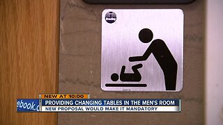 Wisconsin bathroom bill would put changing tables in men's bathrooms