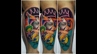 AMAZING COLORFUL TATTOO