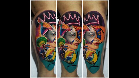 AMAZING COLORFUL TATTOO