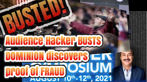 SHOCKING MOMENT CYBER SYMPOSIUM AUDIENCE HACKER BUSTS DOMINION FRAUD