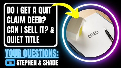 Tax Deeds! What type of Deed will I get? Quit Claim & Tax Deeds Explained!