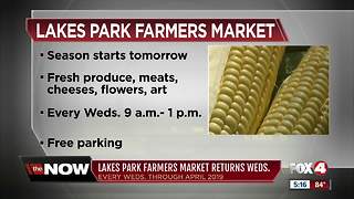 Lakes Park Farmers Market returns for season