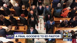 Former Congressman Ed Pastor laid to rest Friday after emotional ceremony