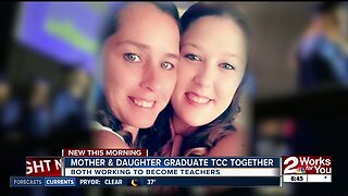 Mother & daughter graduate Tulsa Community College together