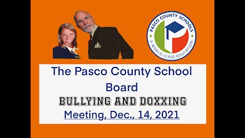 Ray Gadd Doxxing a parent at the Pasco Co. School Board meeting 121421